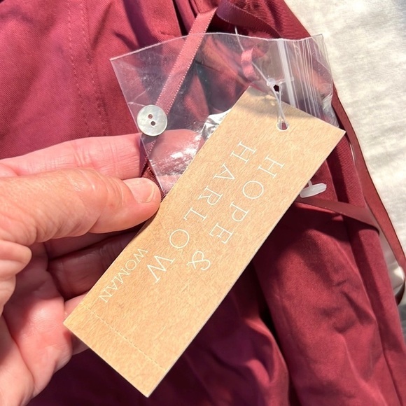 NWT, Size 16W, Hope & Harlow Here, There Everywhere Dress in Burgundy, Pockets! - Picture 11 of 12